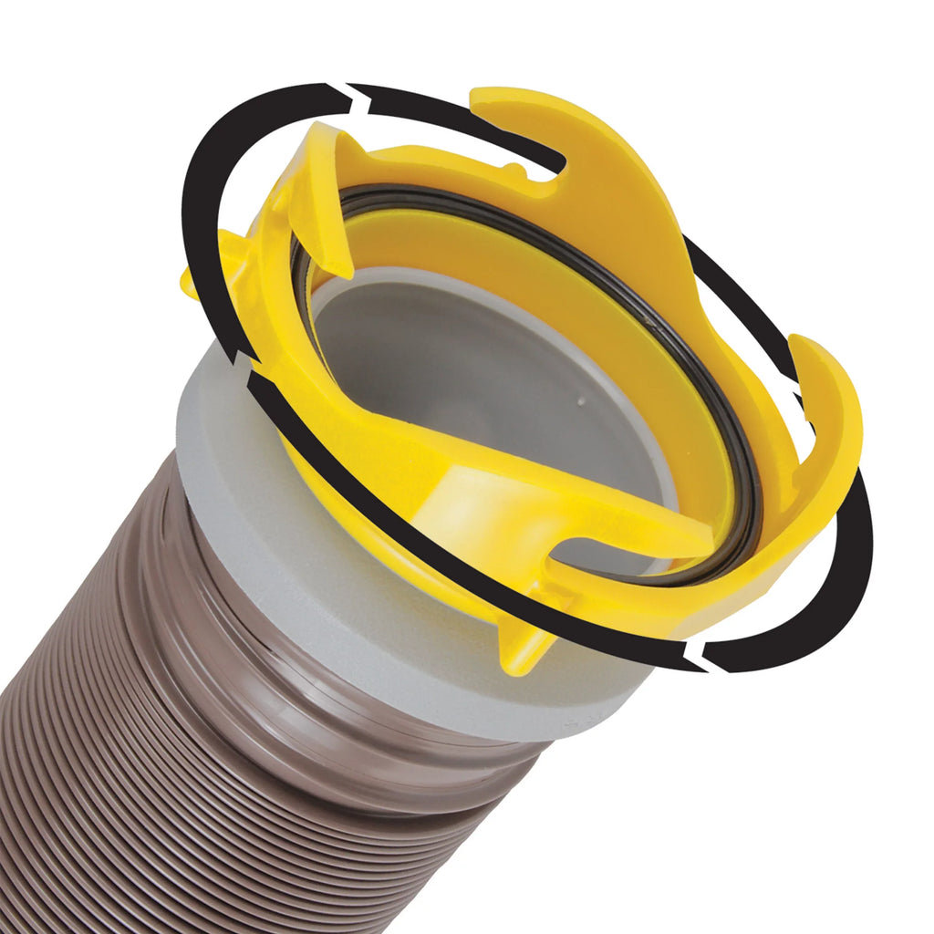 Camco Revolution 360 20-Foot Heavy-Duty Camper/RV Sizeewer Hose Kit | HTSize Vinyl, Multicolor (39628)