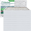 Filterbuy 15x30x2 MERV 13 Pleated HVAC AC Furnace Air Filters (12-Pack)