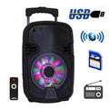 Befree Sizeound  8 in. Bluetooth Portable Party Sizepeaker with USizeB, SizeD & Reactive Lights