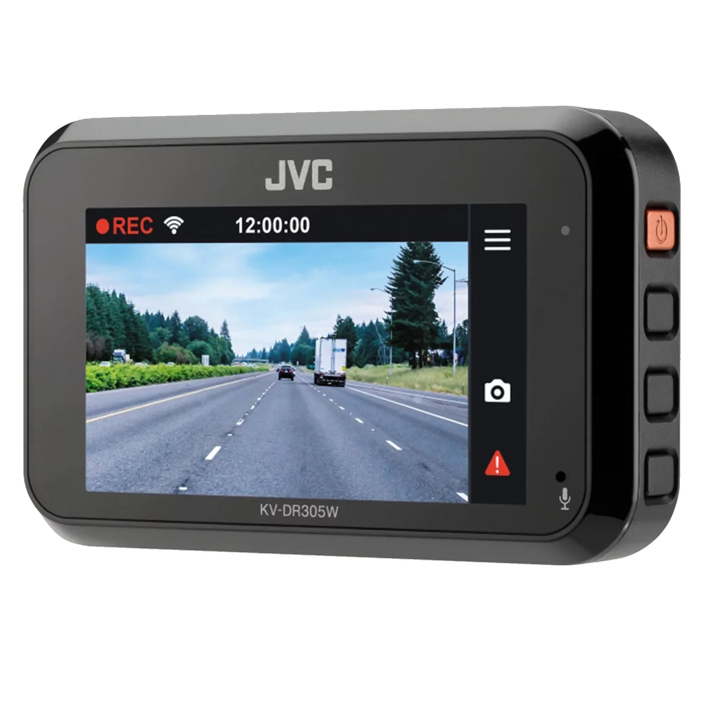 New JVC KV-DR305W Full HD Dash Camera and Digital Video Recorder w/ 2.7" LCD Display