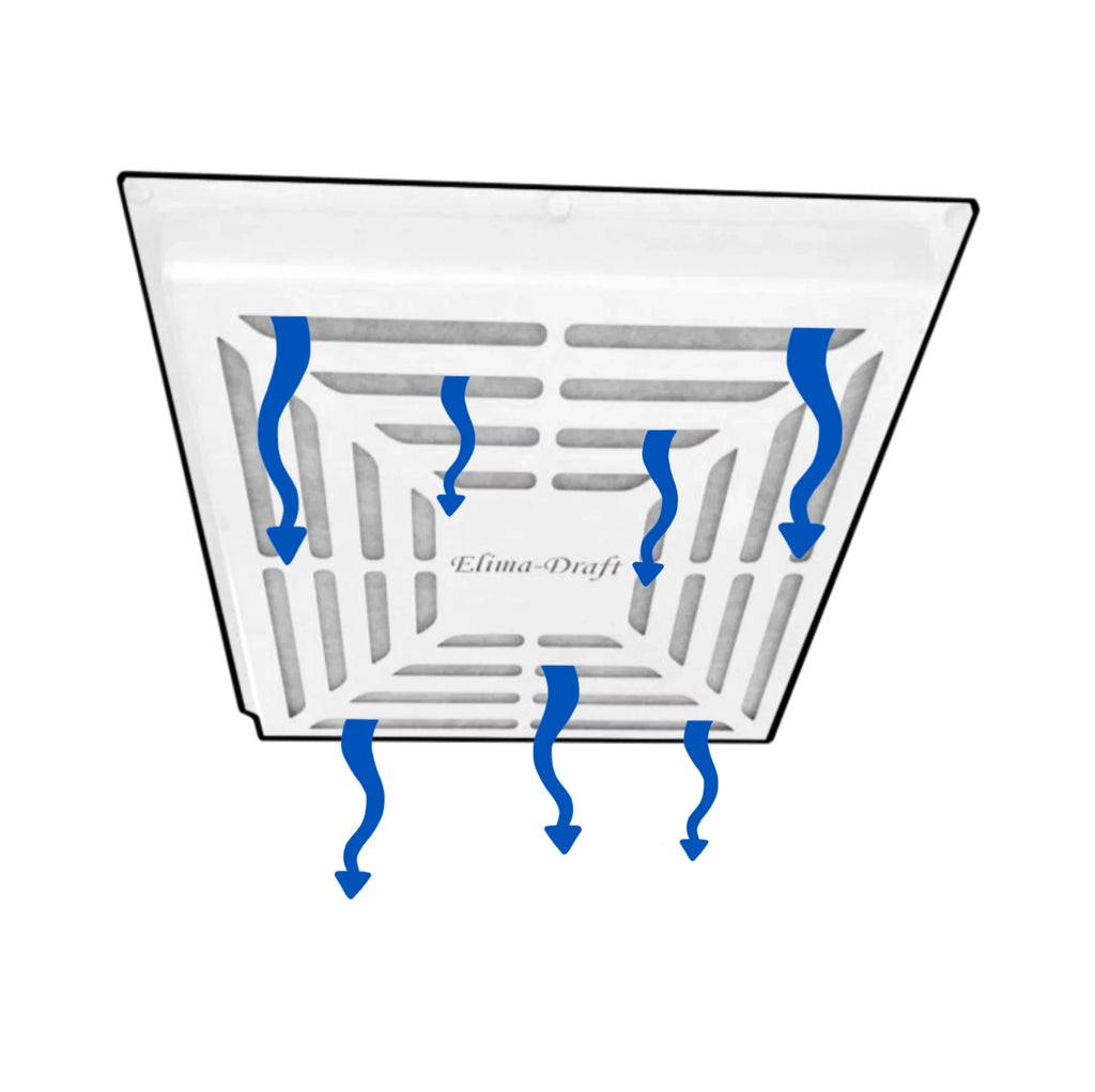 ELIMA-DRAFT® MAGNETIC FILTRATION VENT COVER FOR HVAC COMMERCIAL VENTSize 24" X 24"
