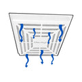ELIMA-DRAFT® MAGNETIC FILTRATION VENT COVER FOR HVAC COMMERCIAL VENTSize 24" X 24"