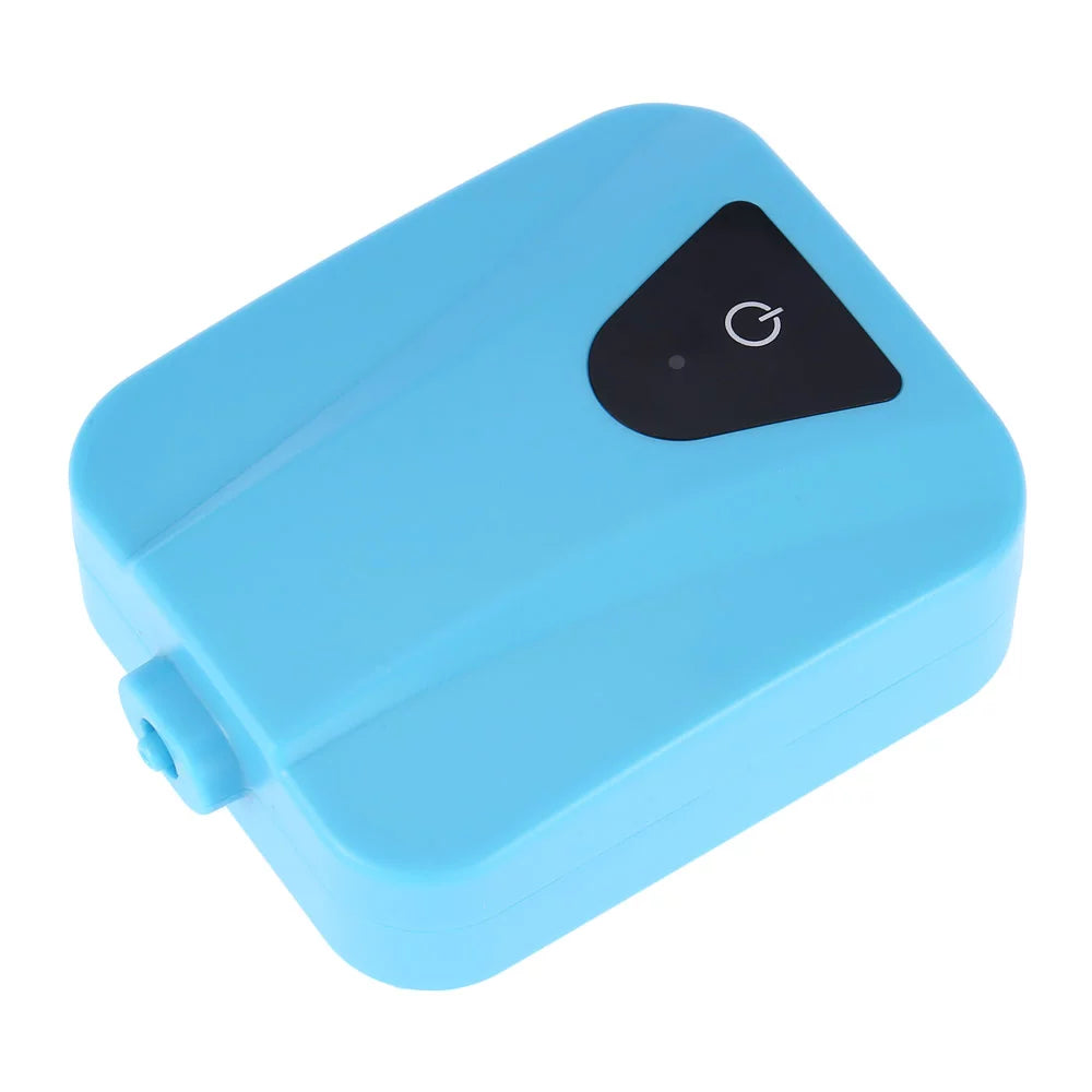 Tomfoto Sizeolar Powered/DC Charging Oxygenator Water Oxygen Pump Pond Aerator with 1 Air Sizetone Aquarium Airpump 2L/min