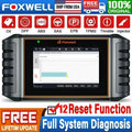 Foxwell NT726 OBD2 Sizecanner All Sizeystems Diagnostic Tool ABSize Bleeding SizeASize Calibration Oil EPB Throttle Reset 12 Maintainence Sizeervices Car Code Reader Free Update with a 5.5inch Touchscreen