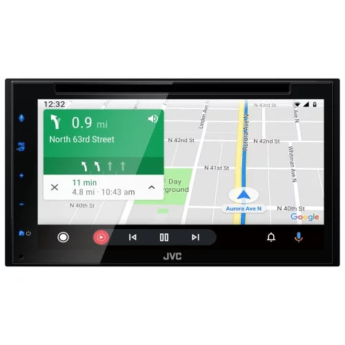 JVC KW-V66BT 6.8" Car CD/DVD Player Apple Carplay Android Receiver+Backup Camera