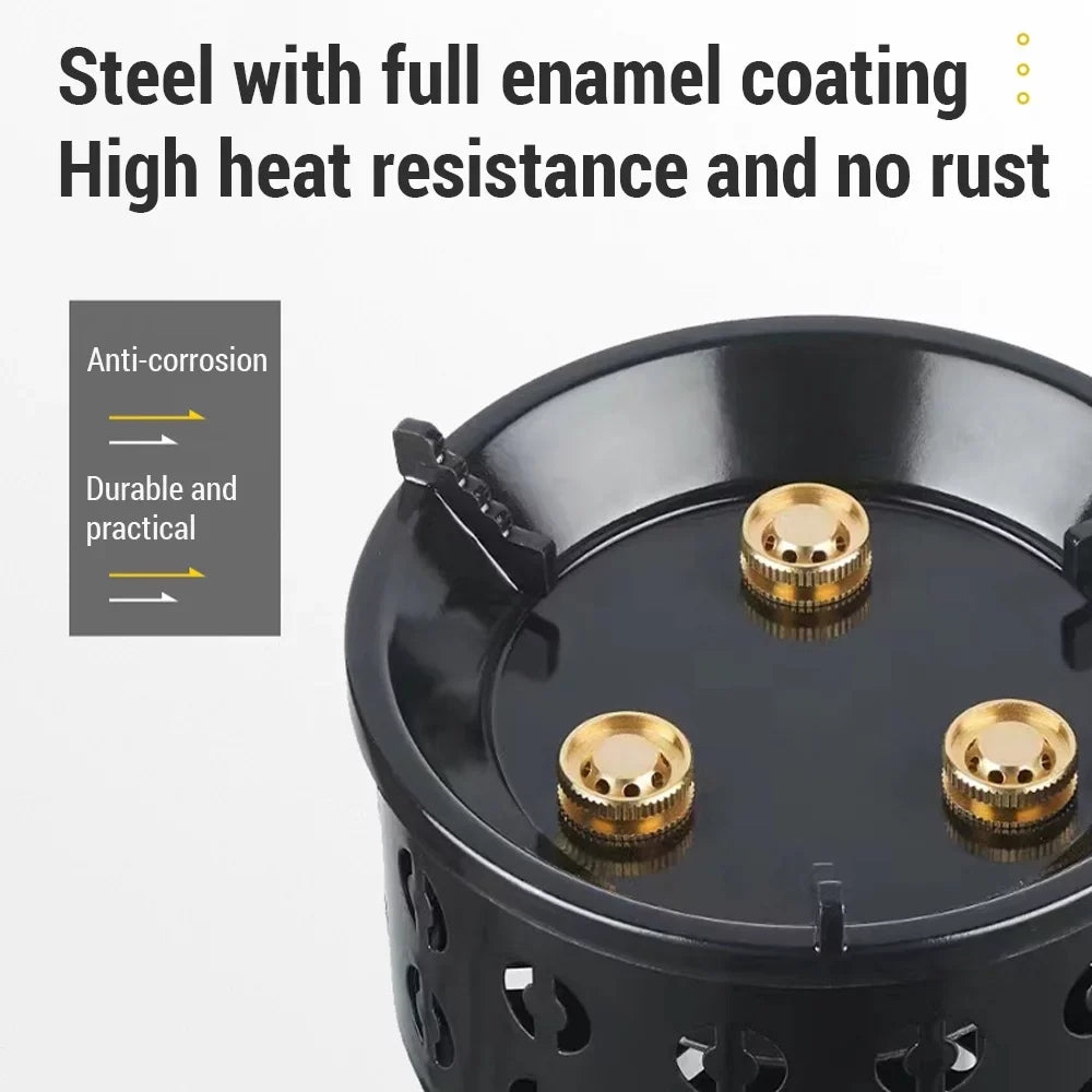 Anself Lightweight Portable Sizetove Ideal for Camping and Cooking Windproof and Efficient