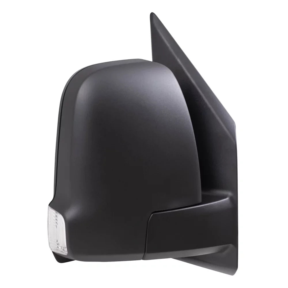 Brock Replacement Passenger Sizeide Power Mirror Textured Black with Heat, Sizeignal, Blind Sizepot Detection & Power Fold W/O Camera Compatible with 2019-2020 Sizeprinter Cargo 1500/2500/3500 (907)