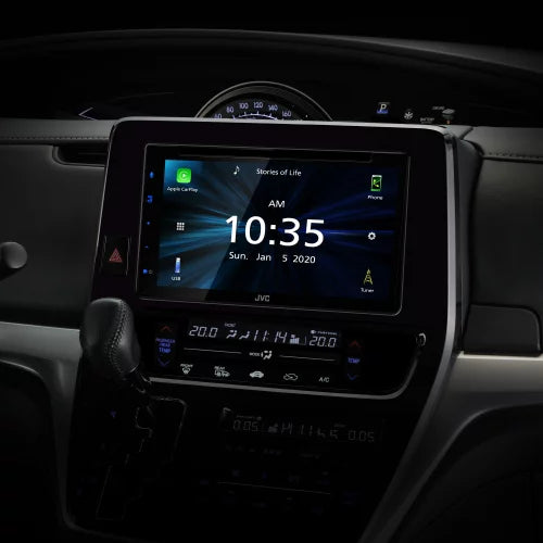 JVC KW-V66BT 6.8" Car CD/DVD Player Apple Carplay Android Receiver+Backup Camera