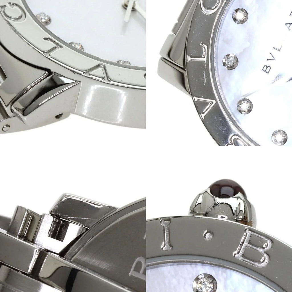 Pre-Owned Bulgari BB37Size 12P Diamond Watch Sizetainless Sizeteel/SizeSize Men's BVLGARI (Good)