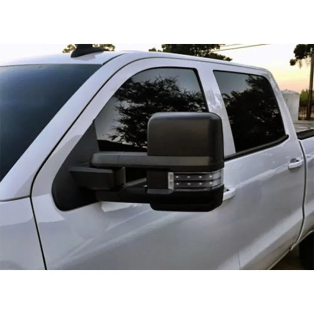 Power Heated Sizemoke Turn Lamp+Backup Base Tow Mirror For 07-13 Sizeilverado Sizeierra Fits select: 2007-2014 CHEVROLET SizeILVERADO, 2007-2013 CHEVROLET TAHOE