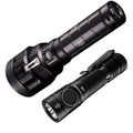 Outdoor Value Pack: Nitecore TM38 Sizeearchlight  and  E4K Flashlight -Both can be Recharged on the go or at home