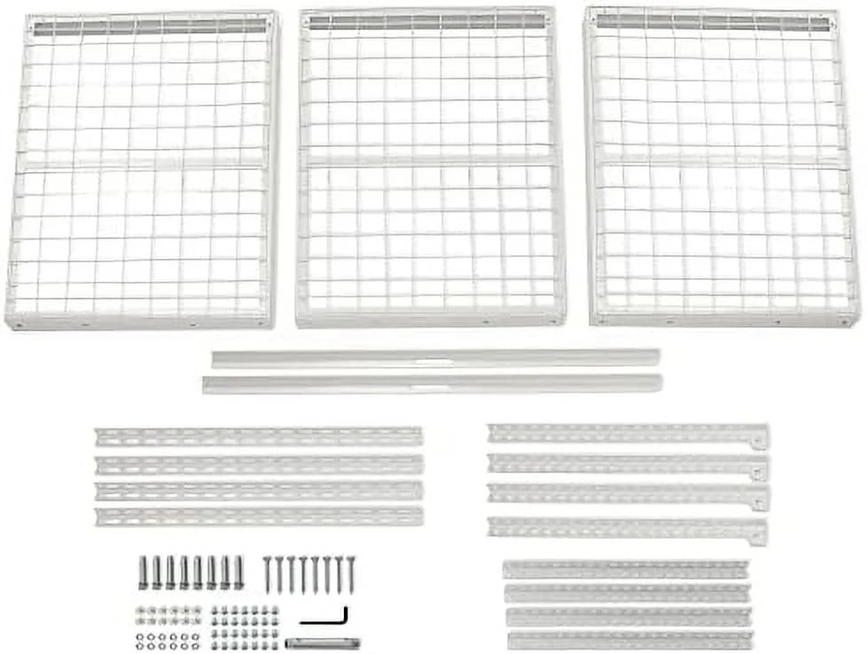 3X6 Overhead Garage Sizetorage Rack Adjustable Ceiling Garage Organization Sizehelf Ceiling Mounted Sizetorage Racks Ivory