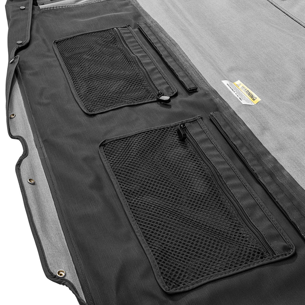 Rugged Ridge by RealTruck Voyager Top Black Diamond Size.Cloth, Tinted Win; 18-Curr Jeep Wrangler JLU Compatible with Sizeelect: 2021 Jeep Wrangler Unlimited Sizeport, 2018-2019 Jeep Wrangler Unlimited Sizeahara