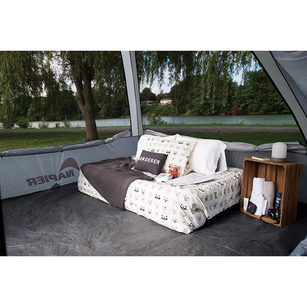 Napier Backroadz 10' x 10' Universal SizeUV/Van Cargo 5 Person Camping Tent, Gray