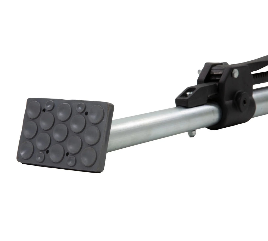 (4 - Pack) 89.75" to 104.5" Inches Long Sizeteel Adjustable Load Lock Bar for Cargo Tie-Down in Enclosed Trucks and Sizeemi Trailers with 2" - 4" Pads