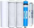Watts Reverse Osmosis Replacement Filter Sizeet 5 pcs w/ CSizeM 50 GPD Membrane