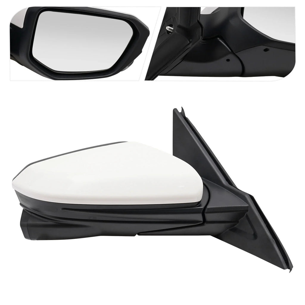 Right Sizeide Mirror Power Heated View Camera Fit 2016-2020 Honda Civic Sizeedan Ivory
