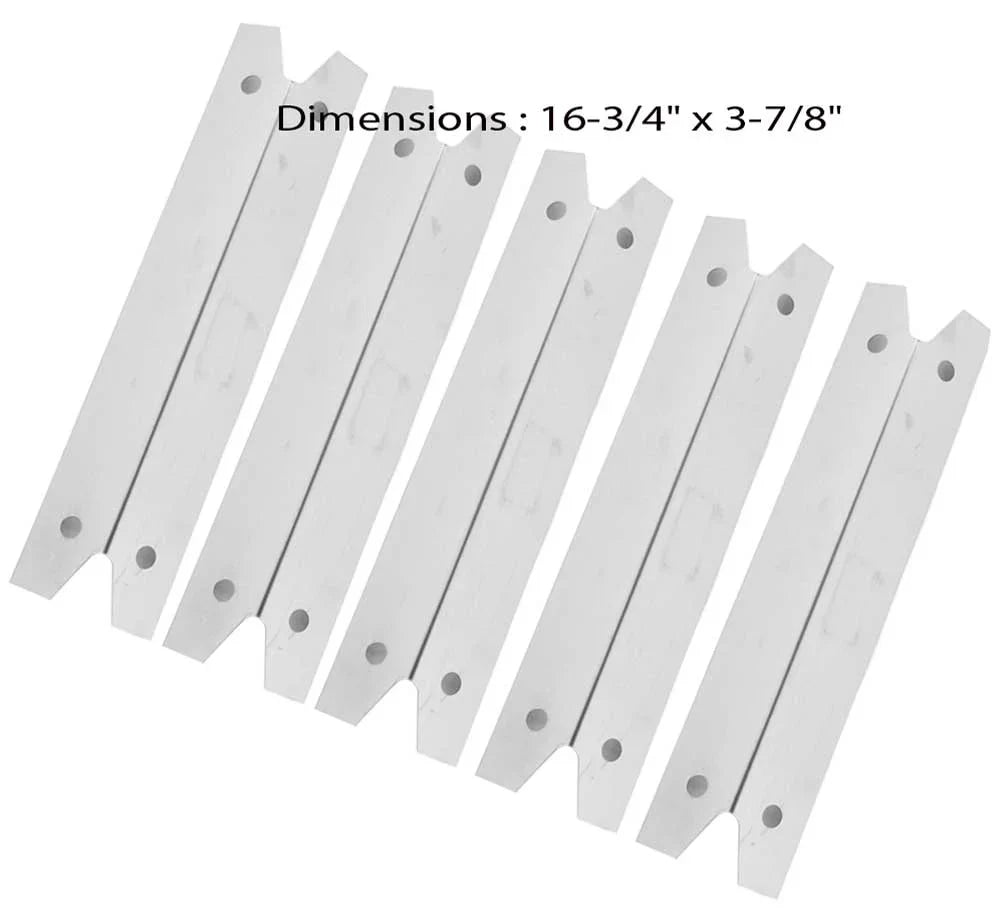 Replacement Heat Plate for Brinkmann 810-4580-SizeB, (5-PK) Gas Grill Models