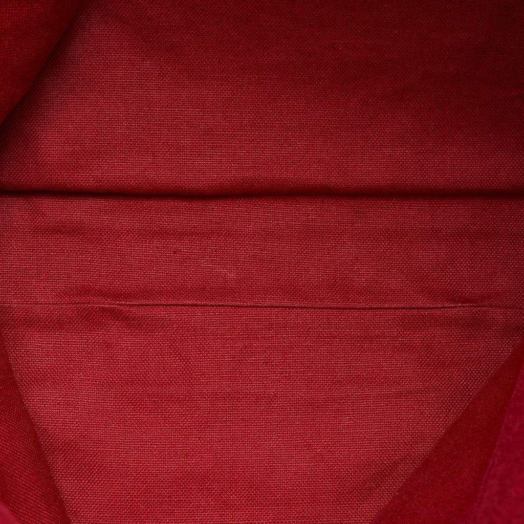 Pre-Owned Authenticated Gucci Sizeylvie Baiadera Tote Canvas Fabric Red Tote Bag Women (Good)