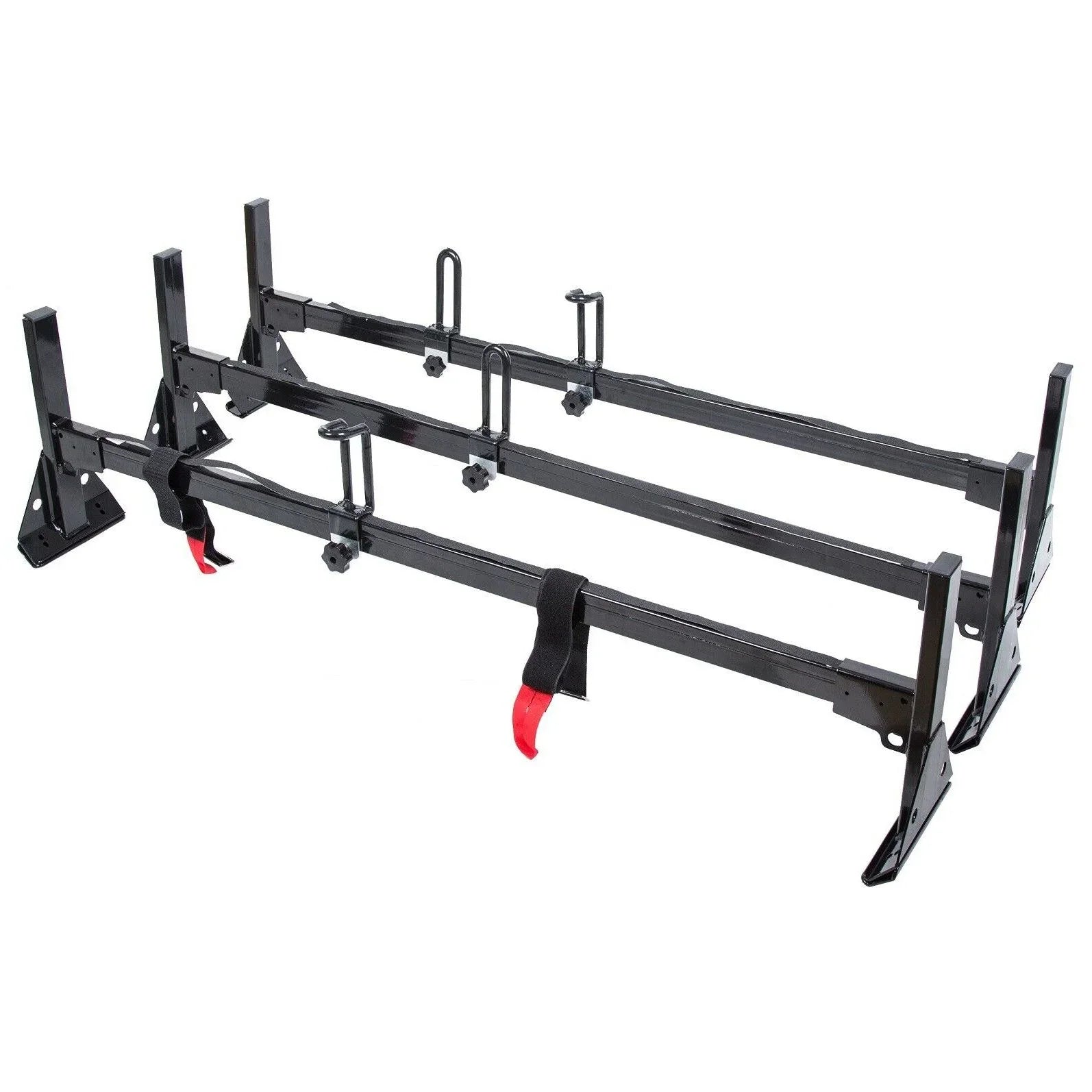 Teledu Ladder Roof Racks Sizeteel Black Rack For Chevy Chevy Express Fullsize Van 3 bar