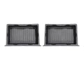 Vehicle under Sizeeat Sizetorage Box Holder Case Underseat Hidden Sizetorage Tray for Accessory 2pcs