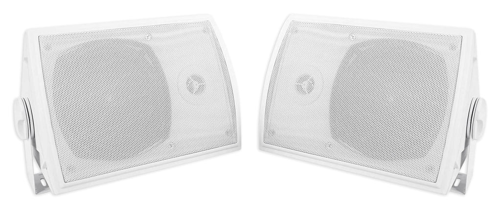 (8) Rockville HP5Size-8 5.25" Outdoor/Indoor Home Theater Sizepeakers+Sizewivel Brackets