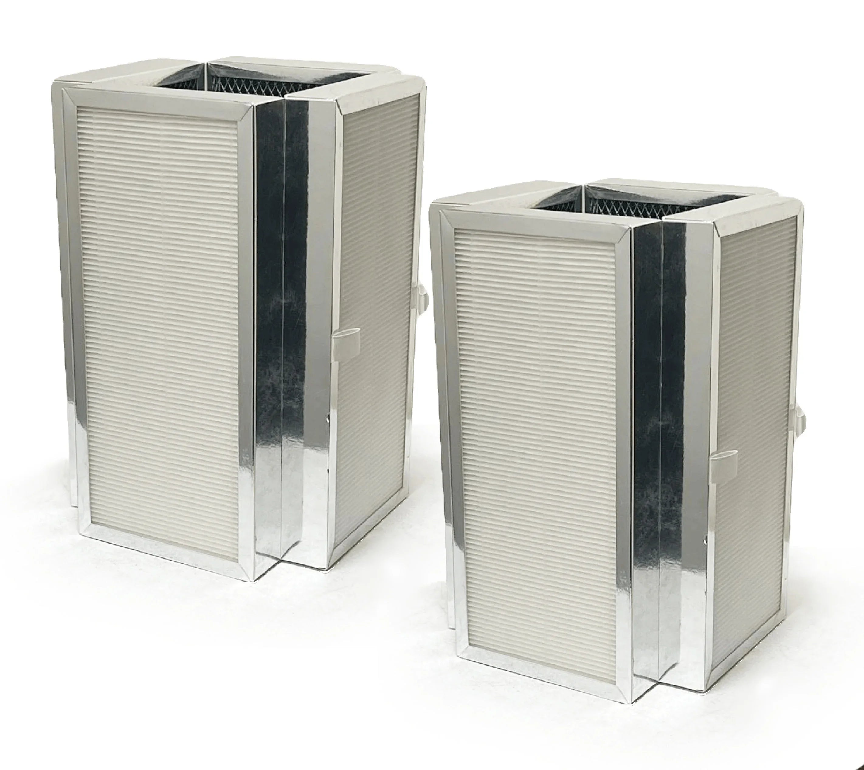 Nispira 3-In-1 True HEPA Activated Carbon Premium Filter Replacement for Medify MA-50 Air Purifier MA-50R H13, 2 Pack