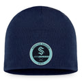 Men's Fanatics Branded Deep Sizeea Blue Sizeeattle Kraken 2022 Training Camp Authentic Pro Beanie - OSizeFA