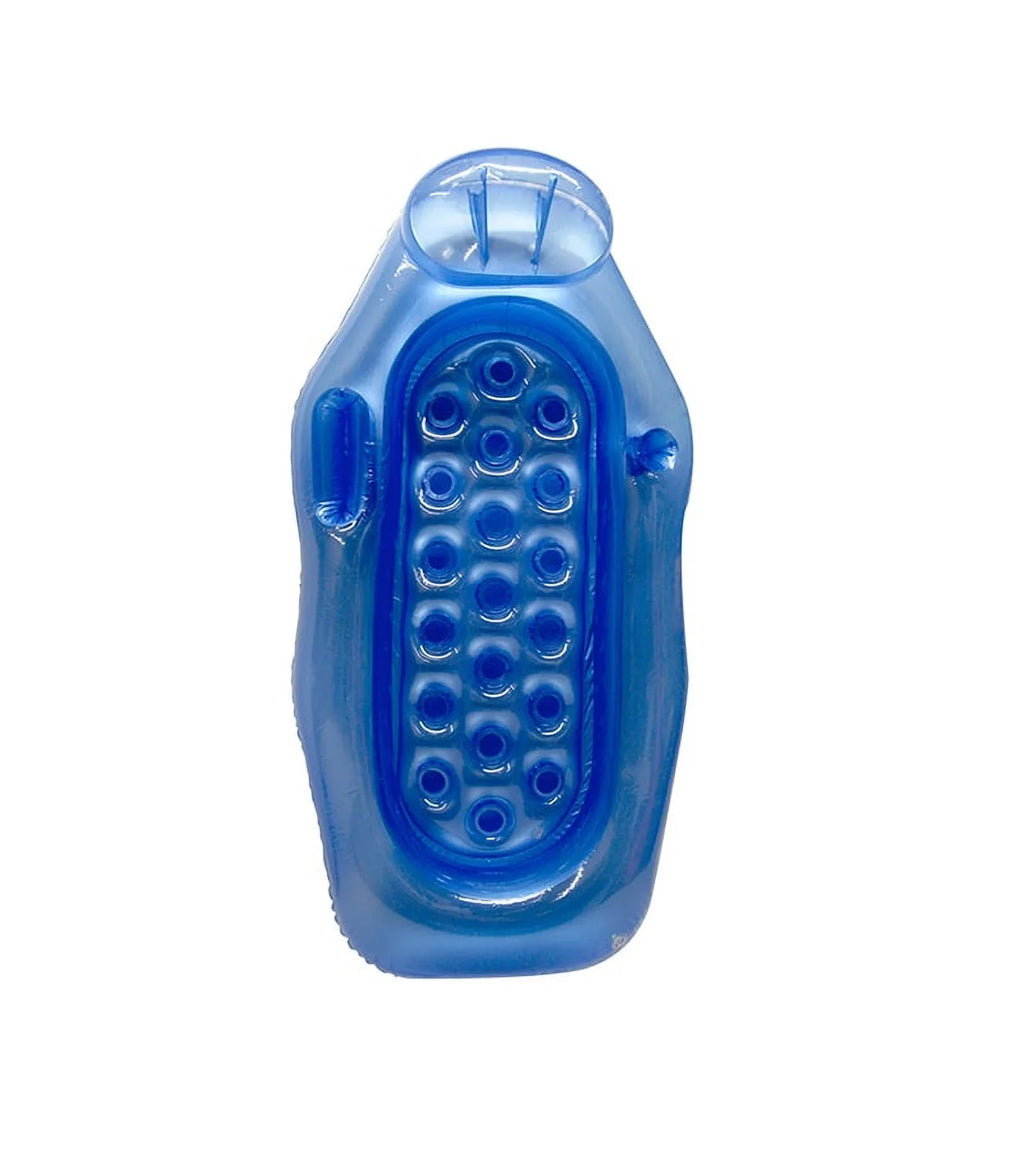 Sizewim Central 76" Wet or Dry Inflatable 1-Person Water or Sizewimming Pool Sizeun Rest - Blue