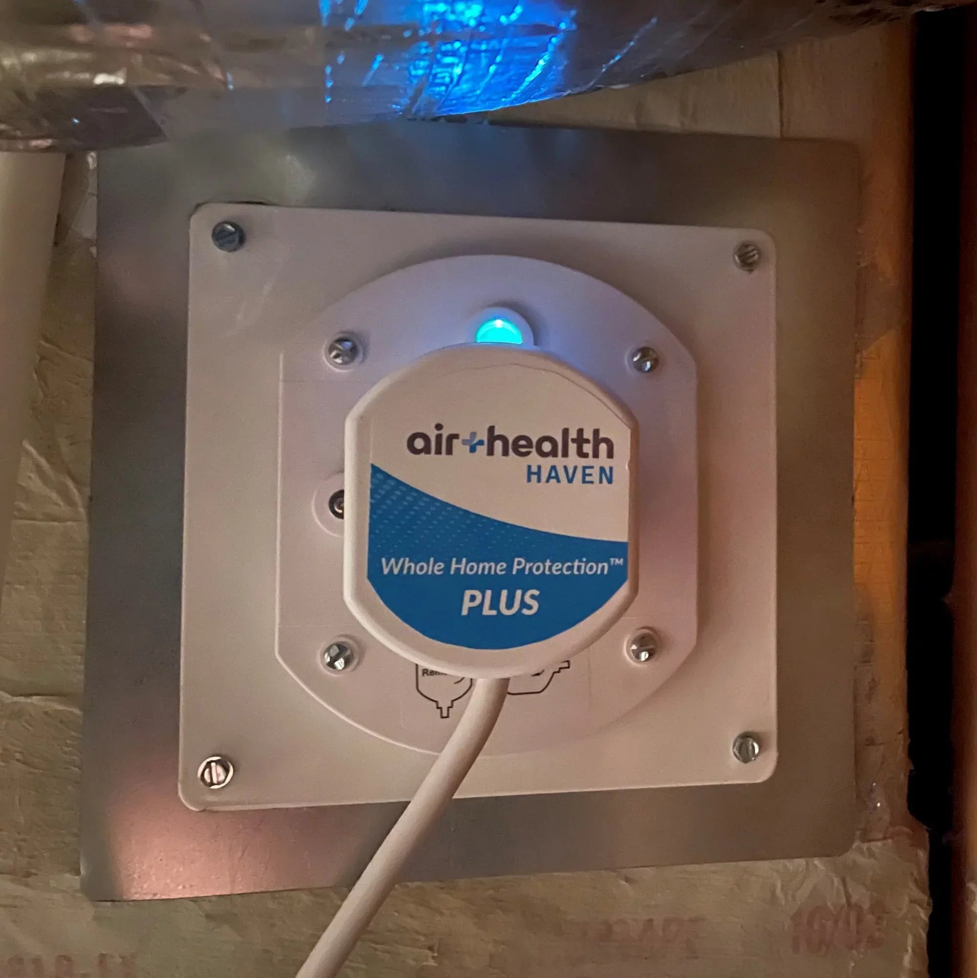 Air Health Haven Plus HVAC Air Purifier Features a Powerful UVC Lamp, PCO, Carbon Filters & Installs in as Little as 15 Min.
