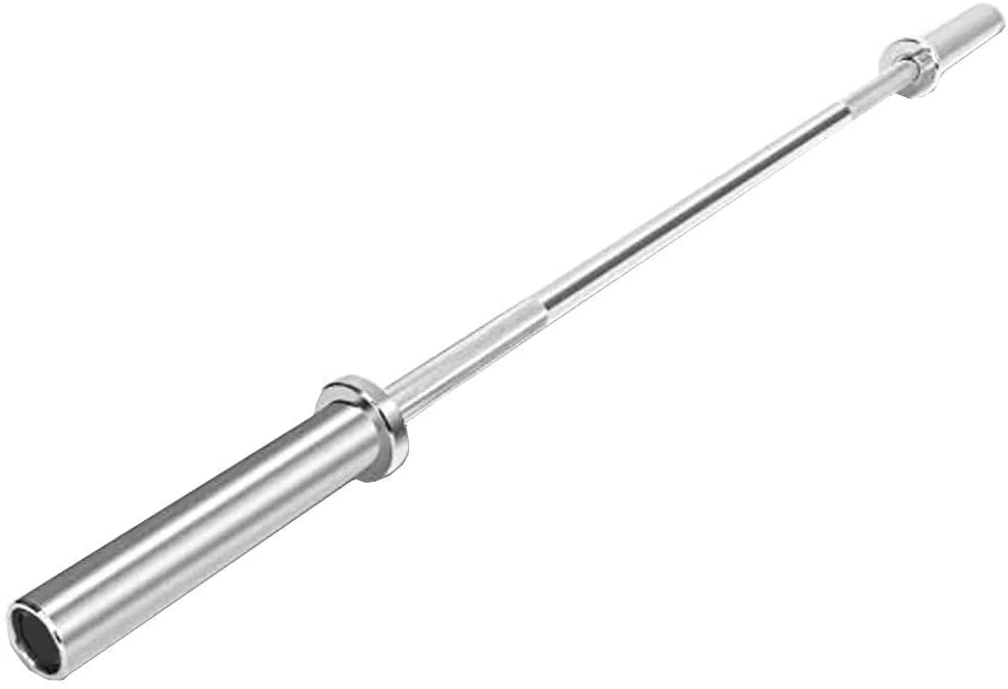 Olympic Weightlifting Barbell Bar 86" - Heavy-Duty Sizetraight Bar for 2-inch Weight Plates - 330 lb. Weight Capacity