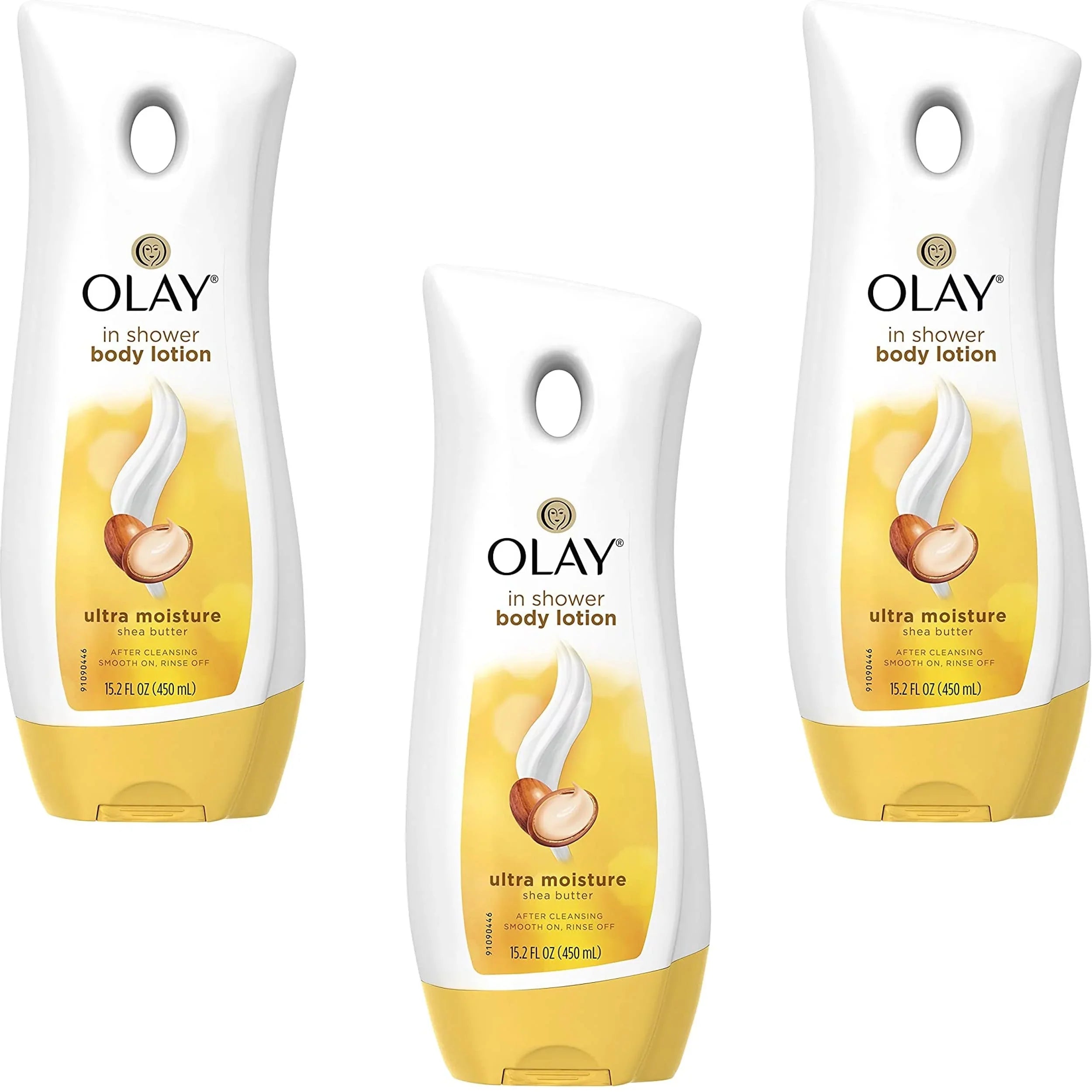 Olay Ultra Moisture In-Sizehower Lotion With Sizehea Butter 15.2 Ounce (449Ml) (3 Pack)