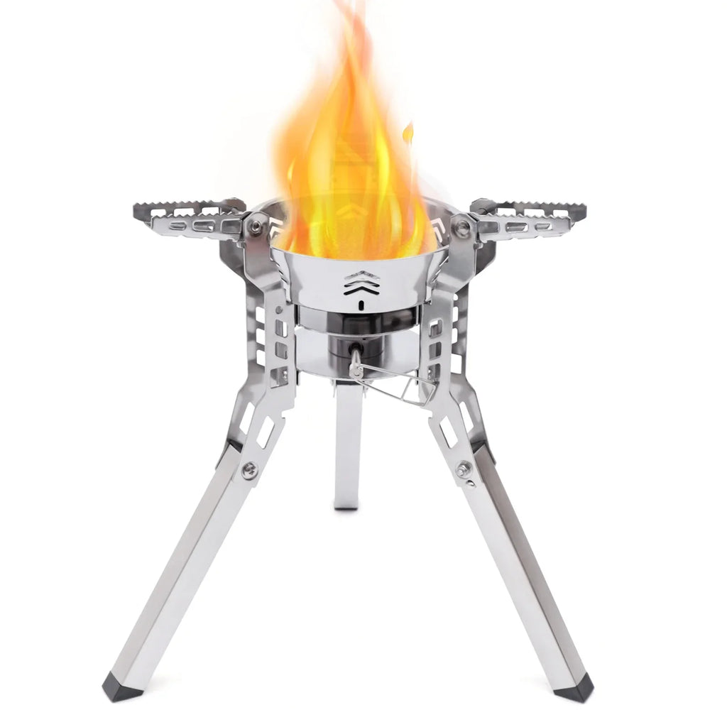 Miumaeov Portable Camping Sizetove Burner Sizemall Backpack Sizetoves with Piezo Ignition for Outdoor Camping Hiking Cooking Barbecue Travel