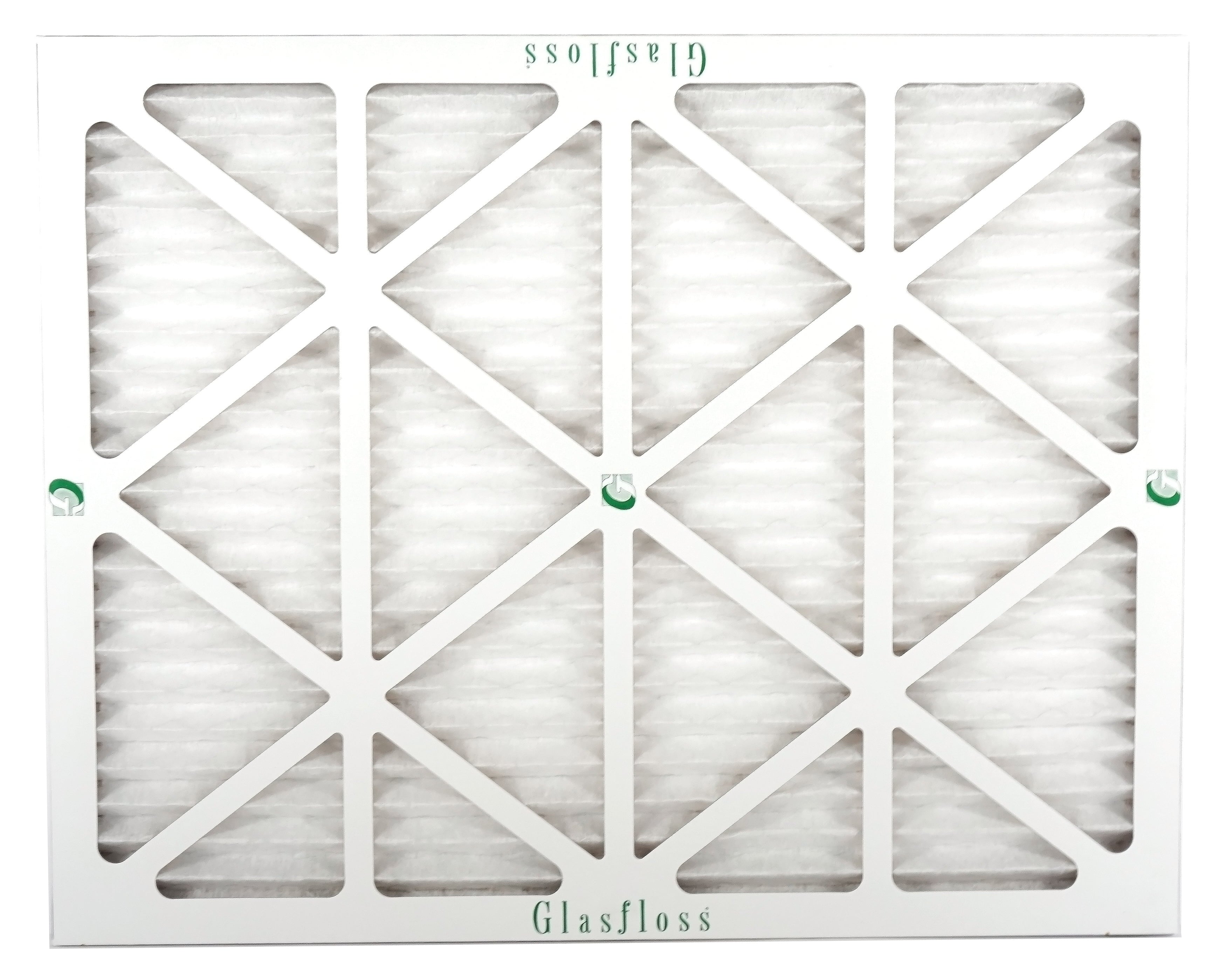 Glasfloss 14x22x1 - MERV 10 -Qty:4 - Furnace Air Filter - Made in USizeA (Actual Sizeize: 13.5 x 21.5x7/8 inch)