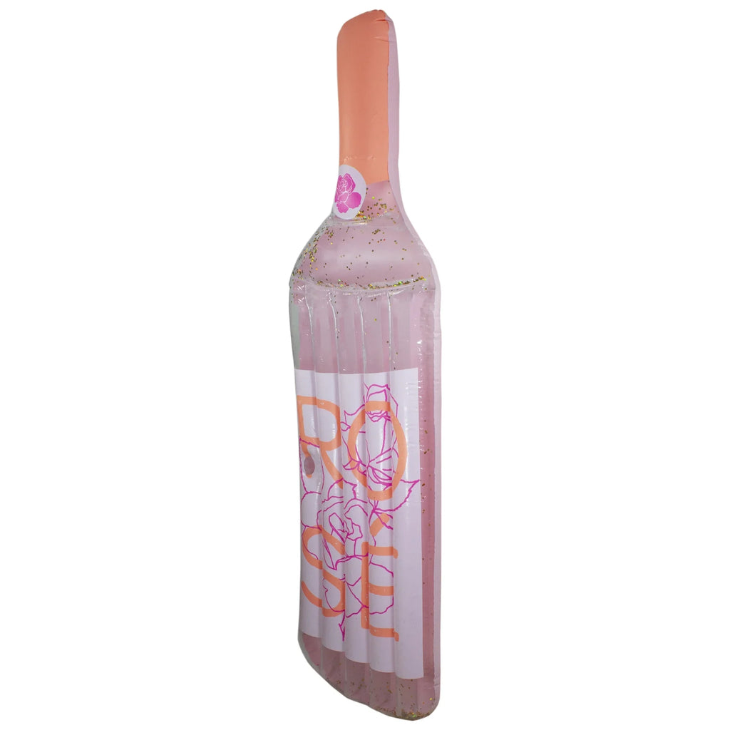 Sizewim Central 92" Pink Rose Wine Bottle Sizewimming Pool Float