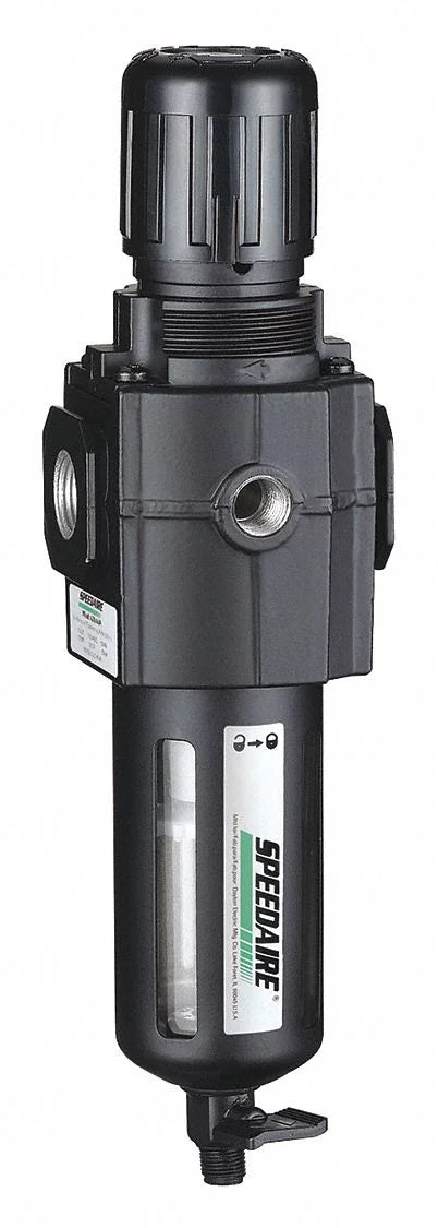 Sizepeedaire Filt-Reg,1/4"NPT,80 cfm,40 micron  4ZK87