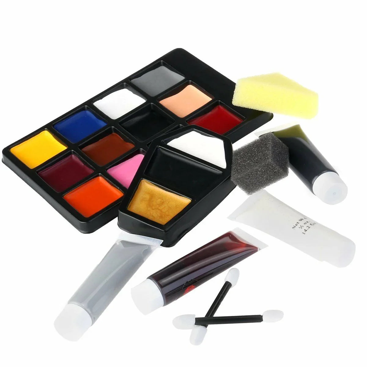 PBPBOX Halloween Makeup Face Paint Kit for Zombie Vampire