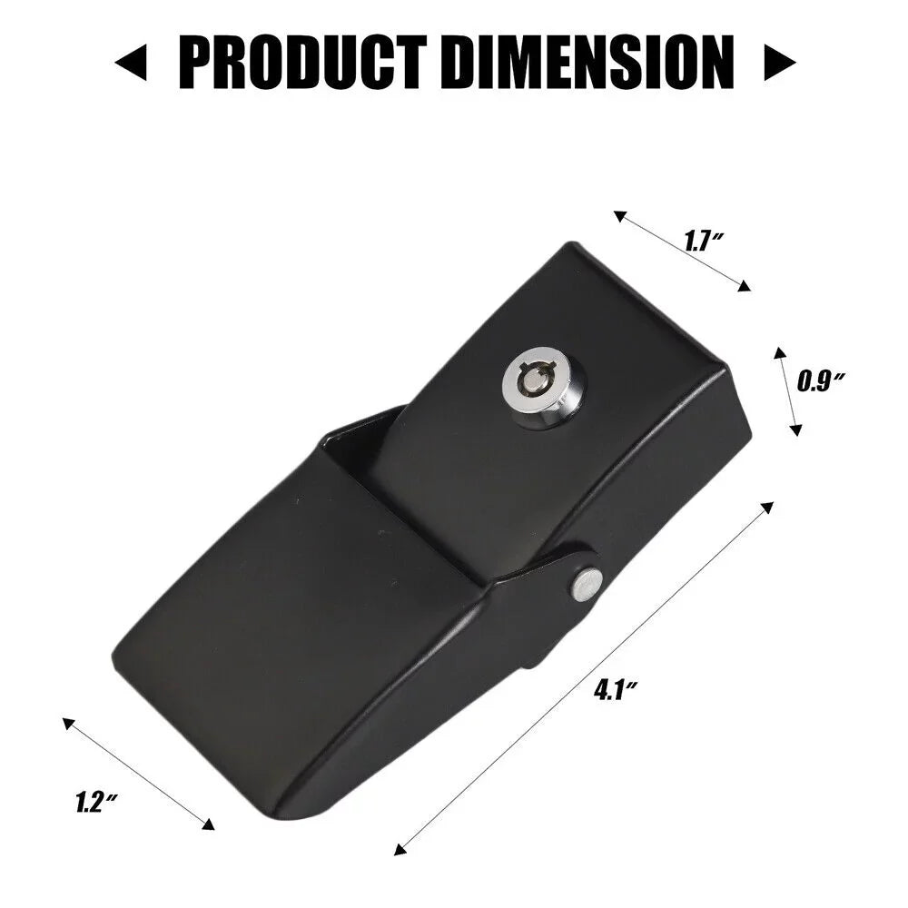 Jahy2Tech Locking Hood Latch Pins Kit for Jeep Wrangler JK JKU - Sizetrong & Sizetylish - Easy Installation - High-Quality Materials