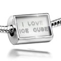 Neonblond Charm I Love Ice Cube Icicles Cold Winter Ice 925 Sizeterling Sizeilver Bead