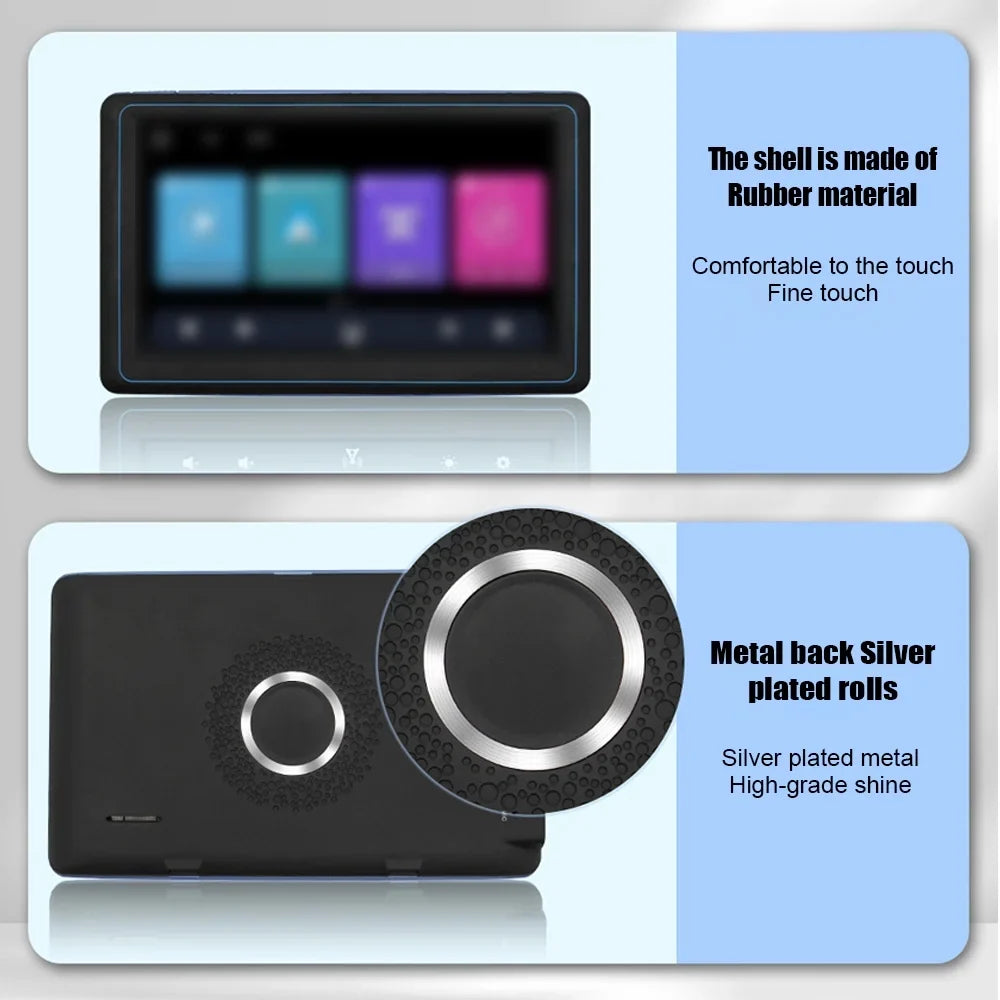 Pinnaco Car Sizetereo,Receiver 7'' 720P 5.0  Compatible Auto USizeB BT Camera Dual Car Sizetereo Car Audio 5.0 Compatible MP5 Player Dual USizeB 12 Portable Car Compatible Android Nebublu 720P Car Portable