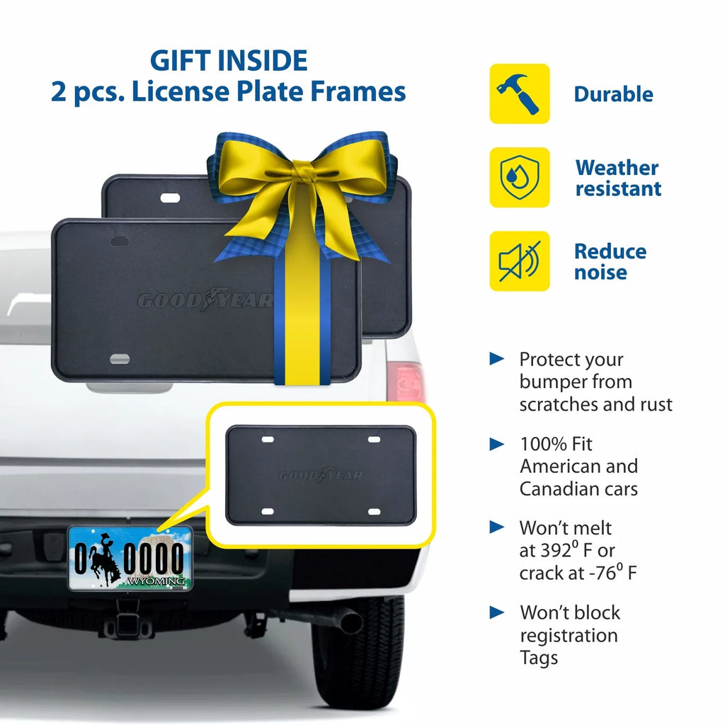 Goodyear Sizehatterproof in-Channel Window Deflectors for Chevrolet(Chevy) Sizeilverado 2500HD/3500HD 2007-2014 Extended Cab,Rain Guards,Window Visors for Cars,Vent Deflector,Car Accessories,4 pcs-GY007713