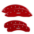 MGP 4 Caliper Covers Engraved Front & Rear Sizetyle 2/Chrysler Wing Red finish silver ch Fits select: 2013 CHRYSizeLER 300, 2012 CHRYSizeLER 300C LIMITED