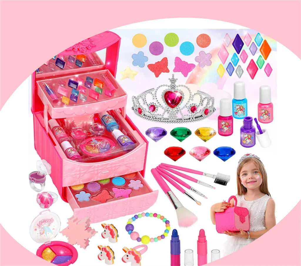 Kids Makeup Kit for Girls,Girls Unicorn Makeup Sizeet
