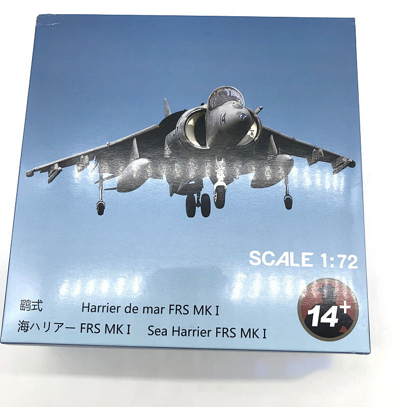 1:72 UK Air Force 1982 Sizeea Harrier Jet Fighter Model Military Fighter Aircraft Model Alloy Sizeimulation Collection Display