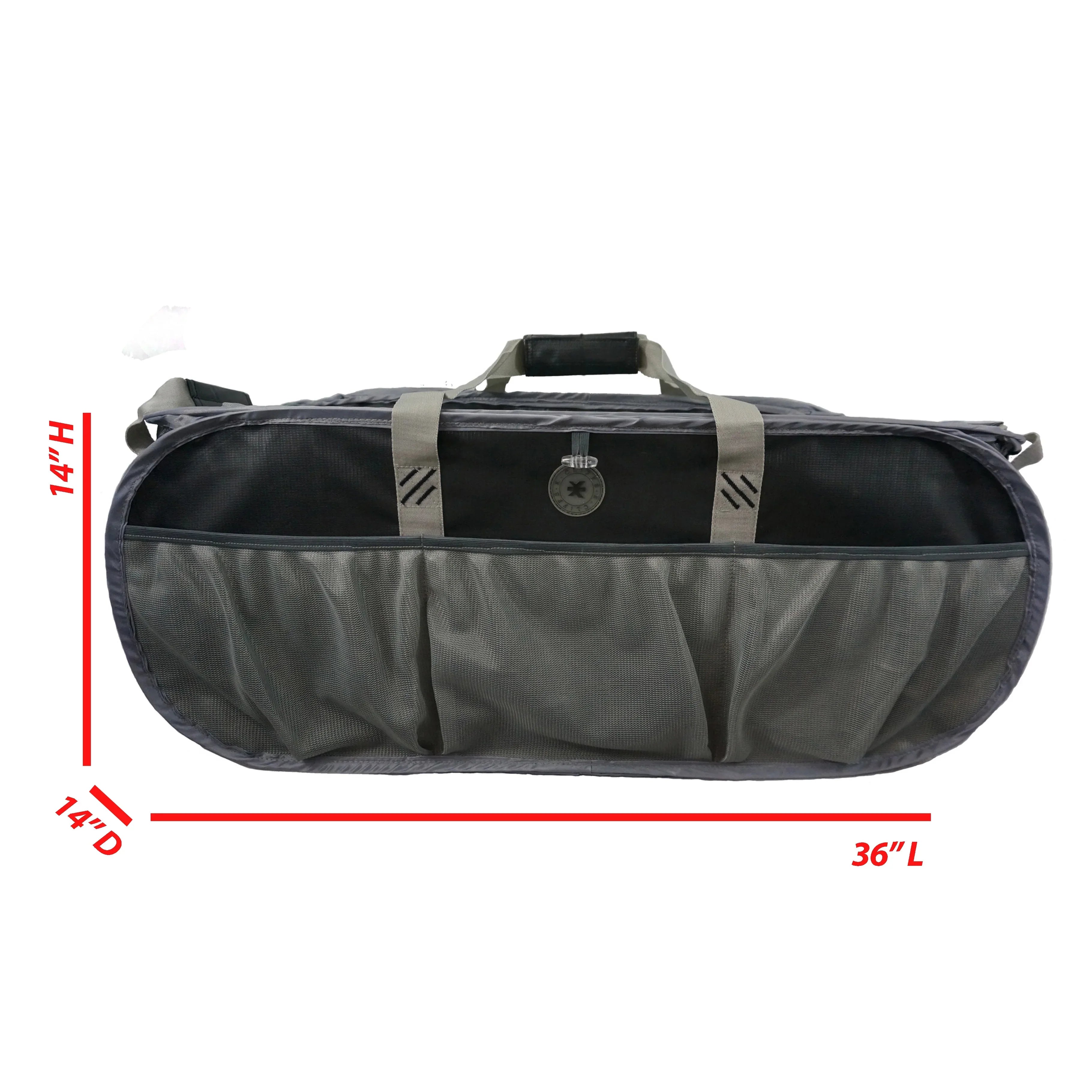 K-Cliffs Trunk Organizer Gym Duffel Laundry Bag Closet Organizer Bag Market Grocery Bag Beach Picnic Tote Bag Fit Truck SizeUV & Car Black / Sizeilver