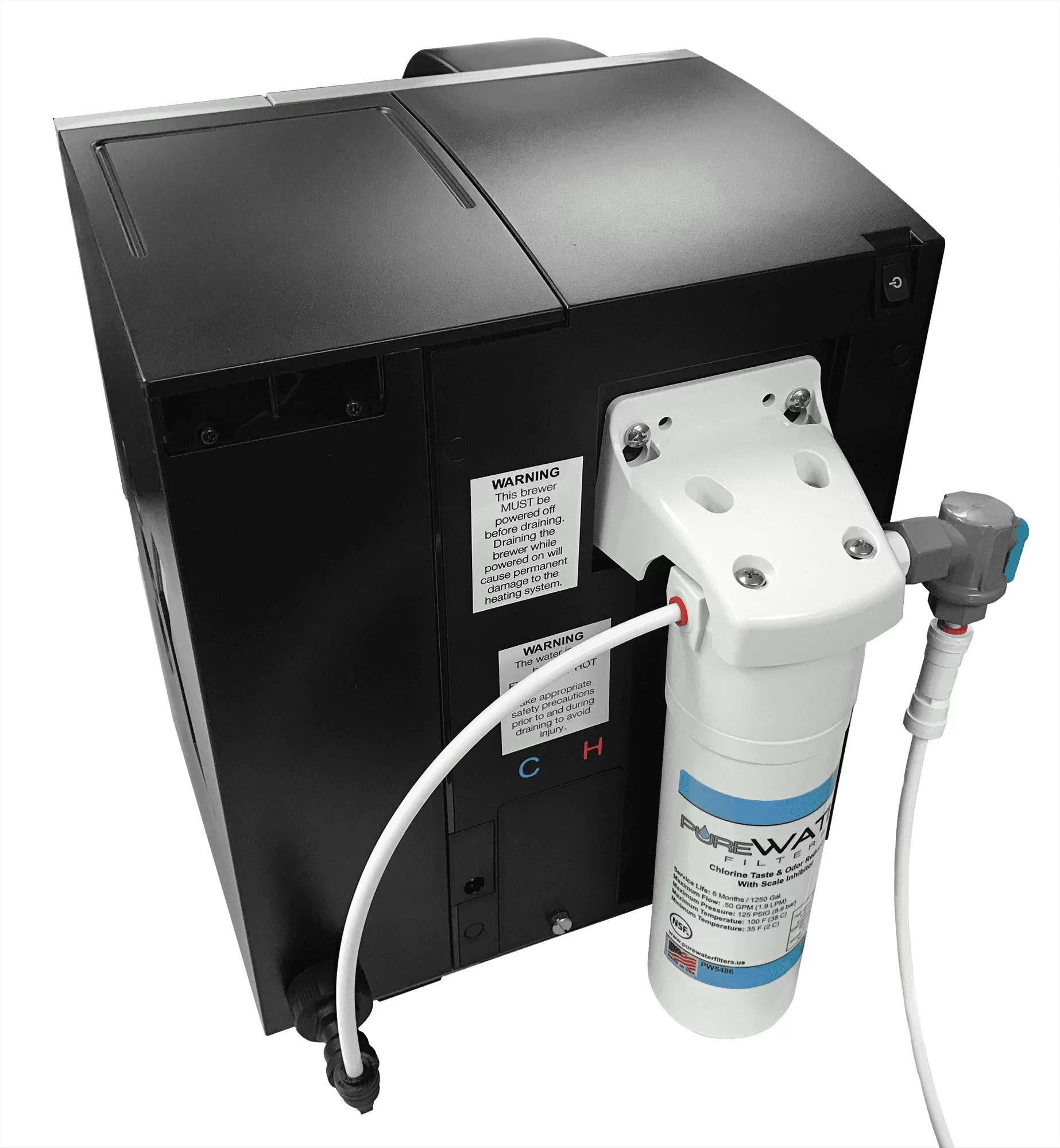 Keurig KQ8A Water Filter Sizeystem for Direct Water Line Plumb Kit Hookup For Models B150P, K150P, K155P, K2500, K3000, K3000SizeE, B3000, B3000SizeE, K3500, K4000