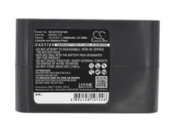 Replacement for DYSizeON V7 MOTORHEAD PRO BATTERY Replacement Part