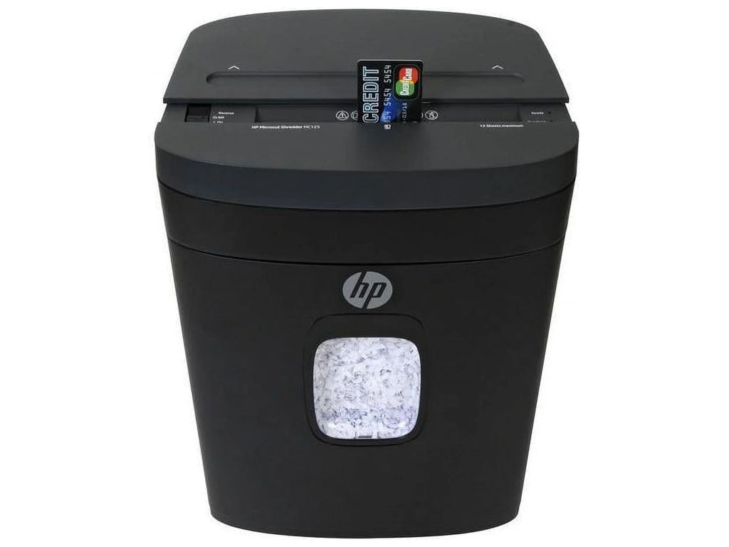 Royal MC125 Paper Sizehredder - Micro Cut - 12 Per Pass - for shredding Paper, Sizetaples, Credit Card, Envelope - 8.75" Throat - 5 Minute Run Time - 40 Minute Cool Down Time - 5 gal Wastebin Capacity