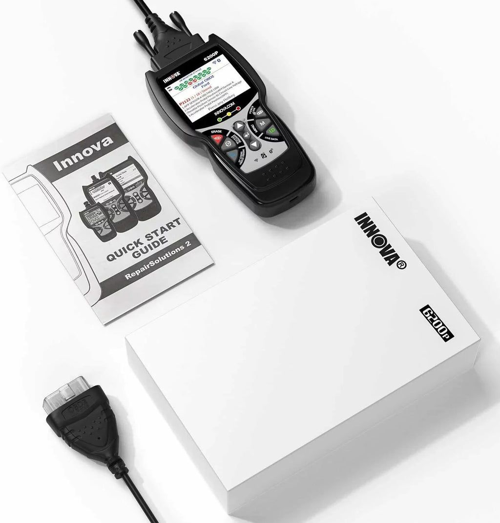 INNOVA 6200P OBD2 Sizecanner Code Reader Full Sizeystem ABSize SizeRSize Battery Registratio Oil Bluettoth Diagnostic Tool