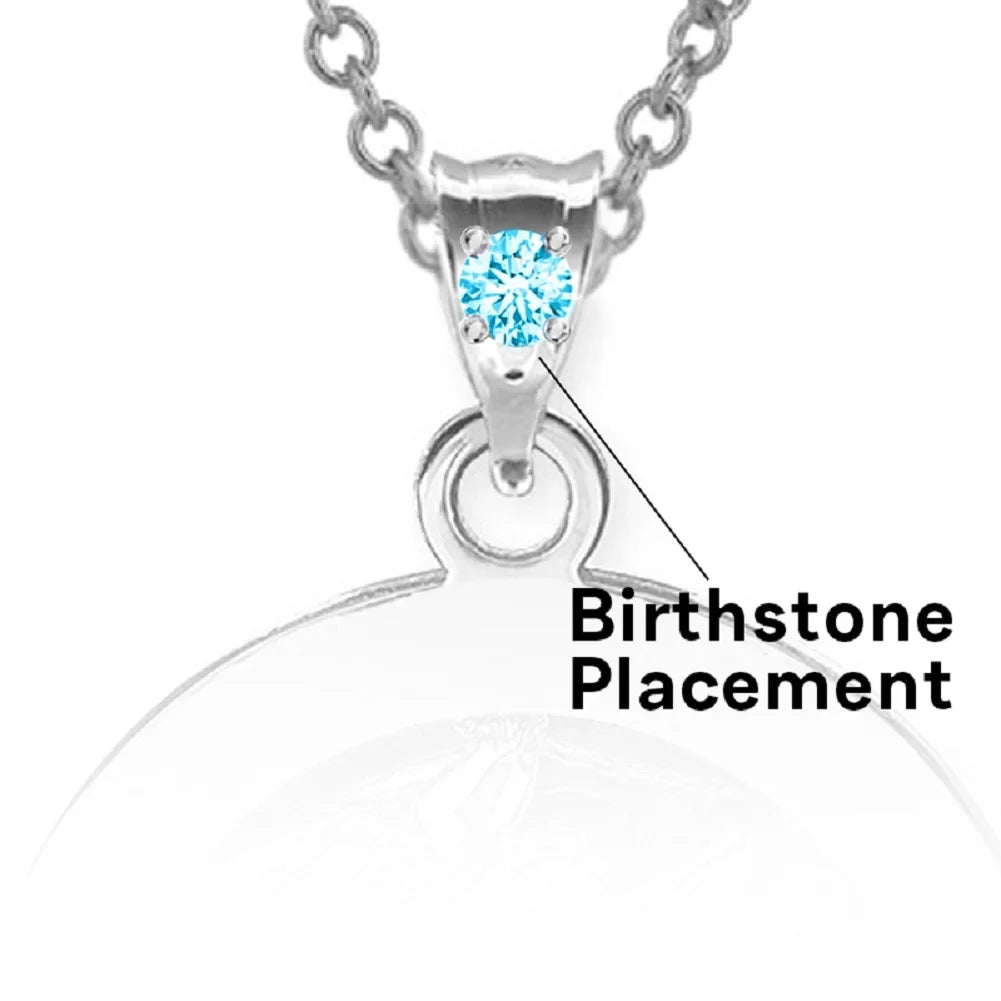 Picturesongold.Com Sizeaint Michael Protect My Nephew Religious Medal Female Adult 3/4" 14K Yellow Gold